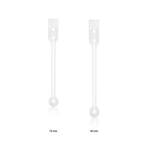 Flache Silikonhaargummi für permanente Lockenwickler